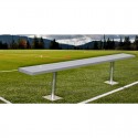 Gared 15' Spectator Bench without Back, Surface Mount (BE15SM)