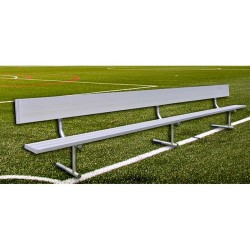 Gared 27' Spectator Bench with Back, Portable (BE27PTWB)