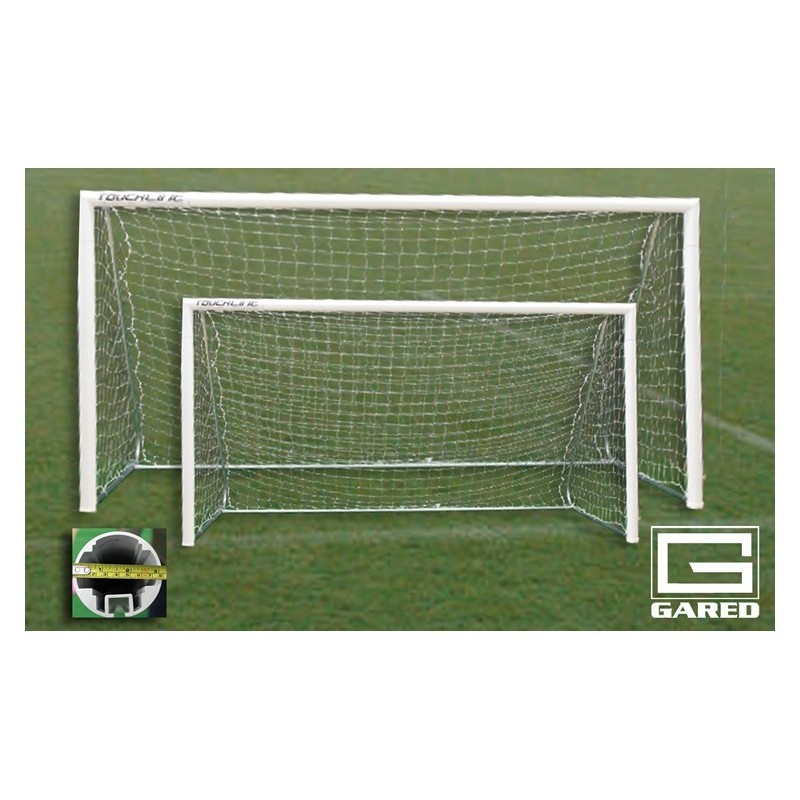 Gared Small Sided 5-A-SIDE Soccer Goal 4x8 Semi-Permanent (Socketed) (SG5448)