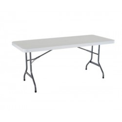 Lifetime 6 ft Commercial Plastic Folding Banquet Table - White (22901)