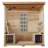 Klondike - Cedar 4 Person FAR Infrared Cedar Sauna With Carbon Heaters Klondike - Cedar 4 Person FAR Infrared Cedar Sauna With Carbon Heaters
