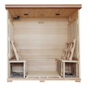 Great Bear - Cedar 6 Person FAR Infrared Sauna With Carbon Heaters