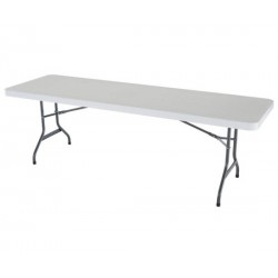 Lifetime 8 ft. Commercial Plastic Folding Banquet Table (White) 22980