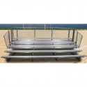 Gared 5-Row Fixed Spectator Bleacher without Aisle, 10" Plank, 21 ft (GSNB0521)