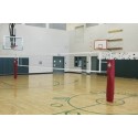 Gared RallyLine Scholastic Aluminum Telescopic One-Court Volleyball System Less Sleeves and Covers  (GS-6105)