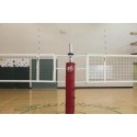 Gared RallyLine Scholastic Aluminum Two-Court Volleyball System (GS-6002)