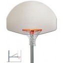 Gared 3-1/2" O.D. Front Mount Adjustable Straight Post, 3' Extension, 1750 Backboard, 39WO Goal (PK3511)