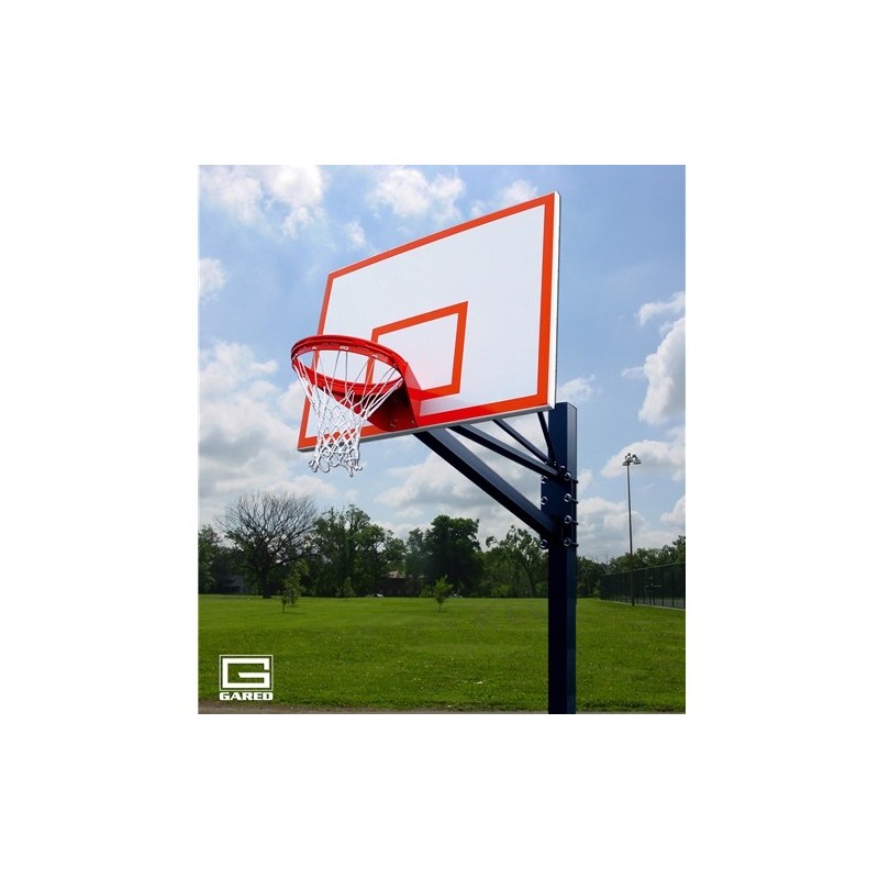 Gared Endurance Playground System, 6" Square Post, 4' Extension, 1272B Steel Backboard, 8550 Goal (GP104S72)