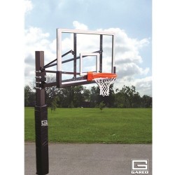 Gared Endurance Playground System, 6" Square Post, 5' Extension, BB72G50 Glass Backboard, 8800 Goal (GP105G72)