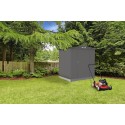 Arrow 6x5 Ezee Storage Shed Kit - Low Gable, 65 in Walls, Vents - Charcoal (EZ6565LVCC)