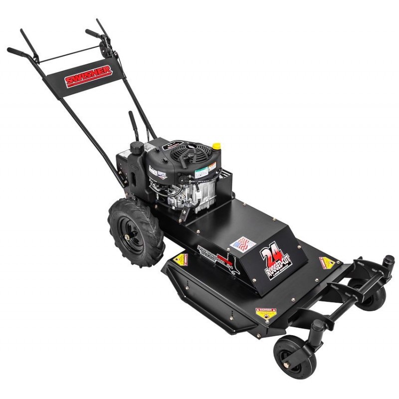 Swisher Predator Talon 11.5 HP 24" Walk Behind Rough Cut Trailcutter with Casters  (WBRC11524C)