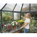 Palram 7x8 Oasis Hex Greenhouse Kit - Gray (HG6000)