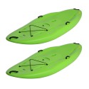 Lifetime 2-Pack 10 ft Traverse Plastic Paddleboards - Lime Green (90656)