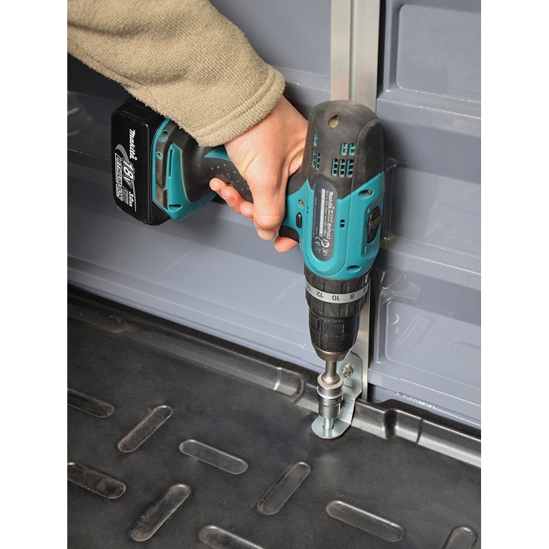 Palram 6x3 Skylight Storage Shed Kit - Gray (HG9603GY)