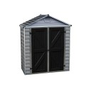 Palram 6x5 Skylight Storage Shed Kit - Gray (HG9605GY)