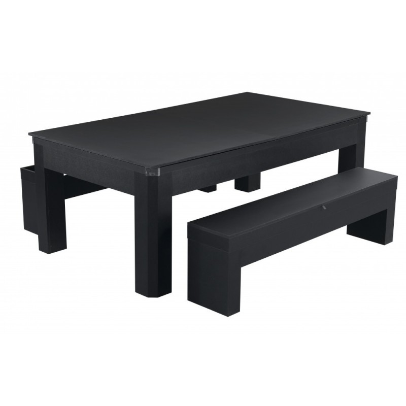 Park Avenue 7' Pool Table Set With Benches & Top (NG2530PR)