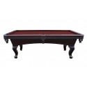 Monterey 8' Slate Pool Table With Burgundy Felt (NG2585BR)