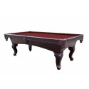 Monterey 8' Slate Pool Table With Burgundy Felt (NG2585BR)