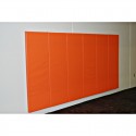 Gared Wall Pad with Polyurethane Foam, Standard Size, 2' x 6' x 2" (4110-6STD)