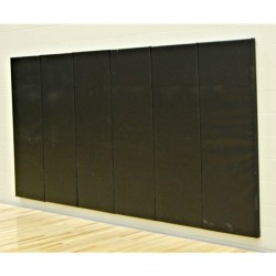 Gared Wall Pad with Polyurethane Foam, Standard Size, 2' x 6' x 2" (4110-6STD)