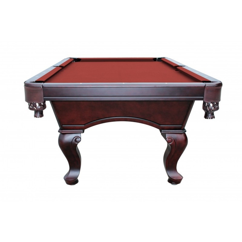 Monterey 8' Slate Pool Table With Red Felt (NG2585RD)