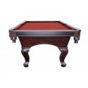 Monterey 8' Slate Pool Table With Red Felt (NG2585RD)