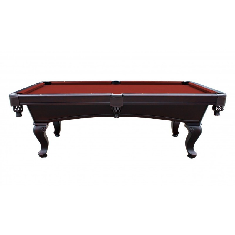 Monterey 8' Slate Pool Table With Red Felt (NG2585RD)