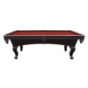 Monterey 8' Slate Pool Table With Red Felt (NG2585RD)