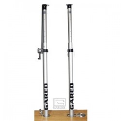 Gared RallyLine Scholastic Aluminum Telescopic Center Upright - One Post  (6104)