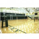 Gared OMNISteel Collegiate Steel Telescopic One-Court Volleyball System Less Sleeves & Covers (5105)