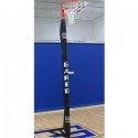 Gared HOOPLA Portable Aluminum Netball System w/ Steel Base, 3.15" (80mm) O.D. (8432)