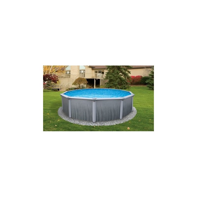 Blue Wave Martinique 27' Round 52" Steel Pool Kit (NB2615)