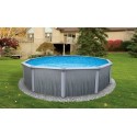 Blue Wave Martinique 27' Round 52" Steel Pool Kit (NB2615)