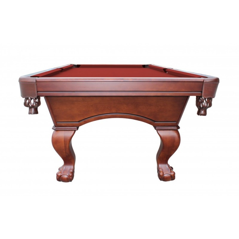 Westport 8' Slate Pool Table With Red Felt (NG2690RD)