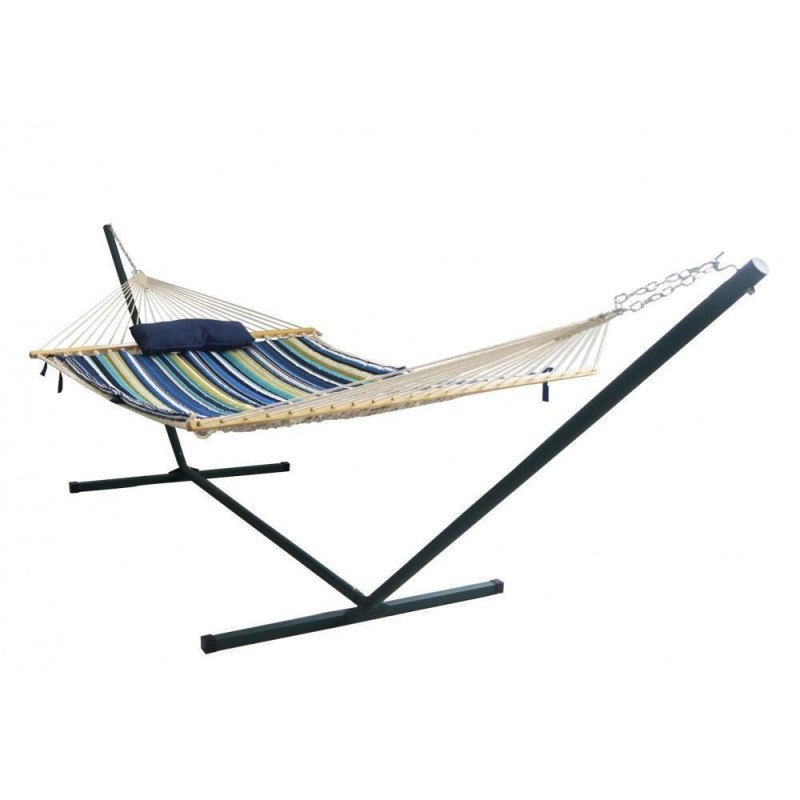 Blue Wave 15' Double Hammock Set - Blue (NU3110)