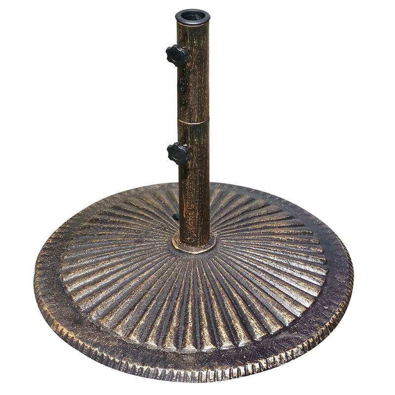 Blue Wave 80-lb Classic Cast Iron Umbrella Base - Bronze (NU5408)