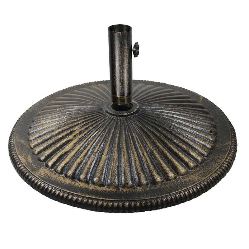 Blue Wave 80-lb Classic Cast Iron Umbrella Base - Bronze (NU5408)