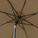 Blue Wave Mirage 9-ft Octagonal Market Umbrella w/ Auto-Tilt - Stone Sunbrella Acrylic  (NU5422SS)