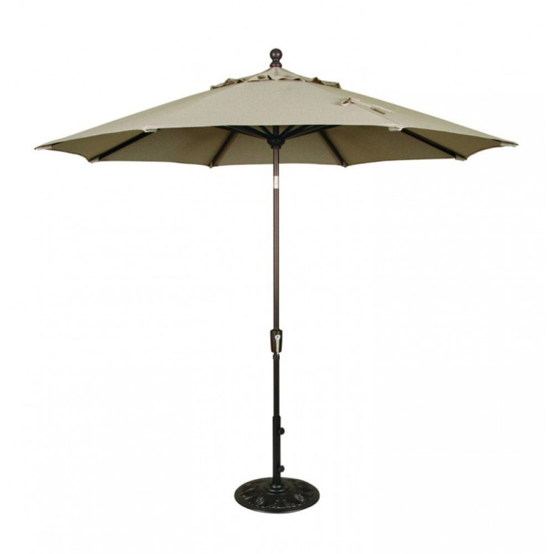 Blue Wave Mirage 9-ft Octagonal Market Umbrella w/ Auto-Tilt - Stone Olefin  (NU5422ST)