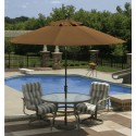 Blue Wave Mirage 9-ft Octagonal Market Umbrella w/ Auto-Tilt - Stone Olefin  (NU5422ST)