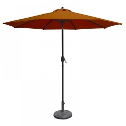 Blue Wave Mirage 9-ft Octagonal Market Umbrella w/ Auto-Tilt - Terra Cotta Sunbrella Acrylic  (NU5422TS)