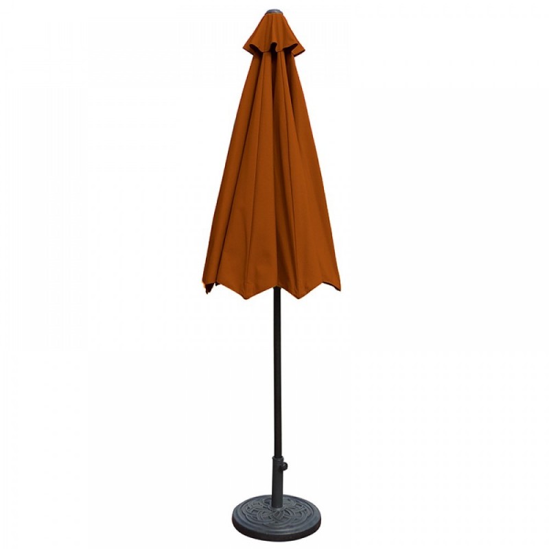 Blue Wave Mirage 9-ft Octagonal Market Umbrella w/ Auto-Tilt - Terra Cotta Sunbrella Acrylic  (NU5422TS)