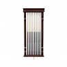 Hathaway Mahogany Vintage Wall Billiard Cue Rack (BG2571M) Hathaway Mahogany Vintage Wall Billiard Cue Rack (BG2571M)