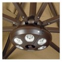 Blue Wave Rechargeable 6 Light Bronze Umbrella Light (NU5515)