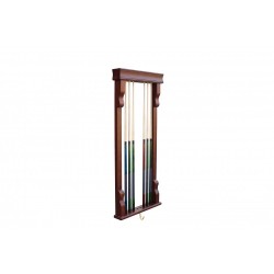 Hathaway Mahogany Vintage Wall Billiard Cue Rack (BG2571M)