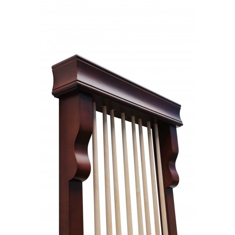 Hathaway Antique Walnut Vintage Wall Mounted Cue Rack (BG2571W)