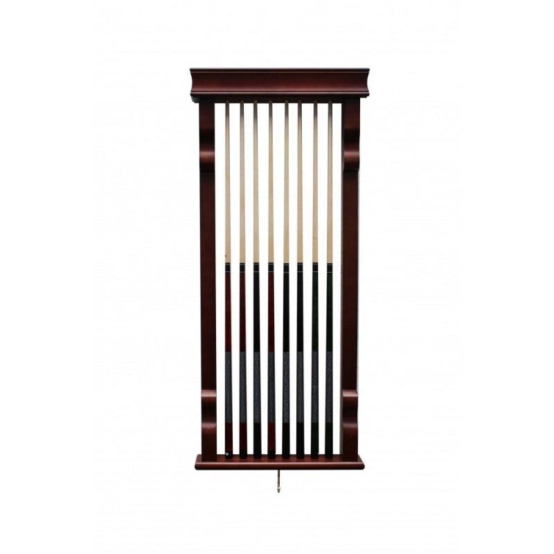 Hathaway Antique Walnut Vintage Wall Mounted Cue Rack (BG2571W)
