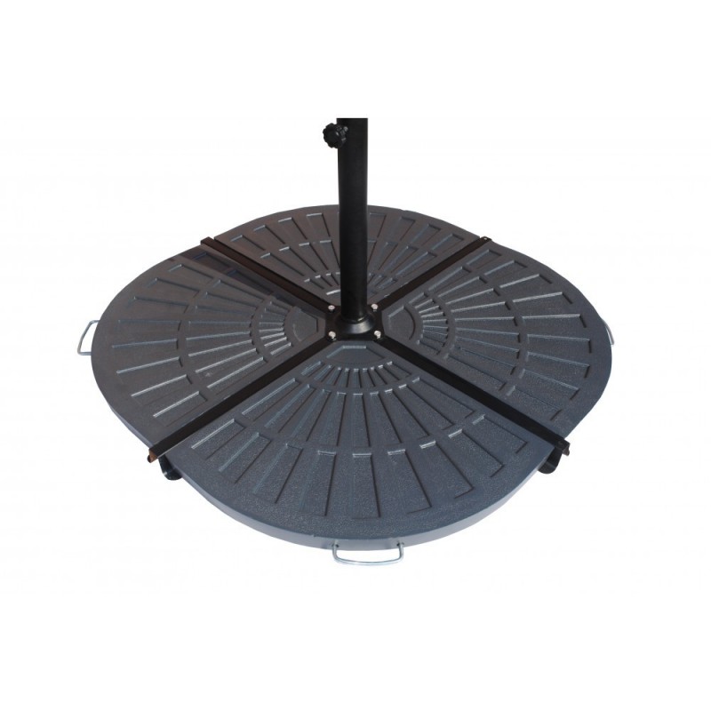 Blue Wave Antique Black Resin Weights For Cross-Base Umbrella (NU6390)