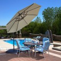 Blue Wave Santiago 10-ft Octagonal Cantilever Umbrella - Beige Sunbrella Acrylic (NU6400B)