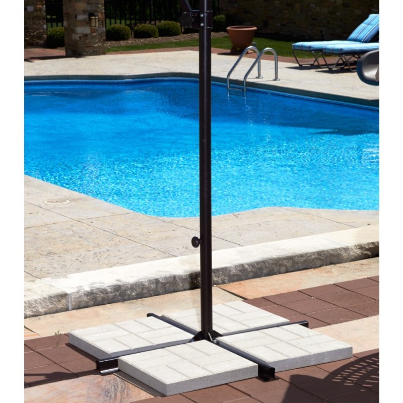 Blue Wave Santiago 10-ft Octagonal Cantilever Umbrella - Champagne Olefin (NU6400CH)